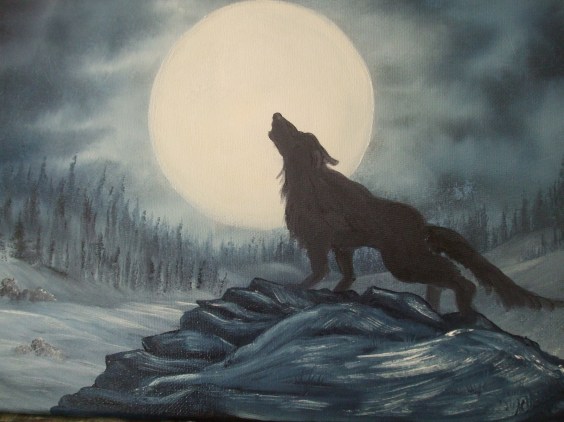 Midnight Echo, oil on canvas