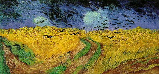 Wheat field with crows by Vincent Van Gogh