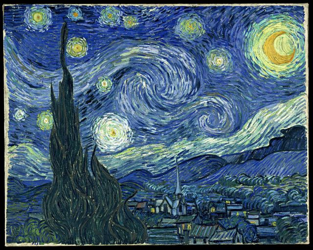 The Starry Night by Vincent Van Gogh
