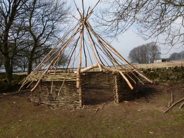 Skeleton of a round house