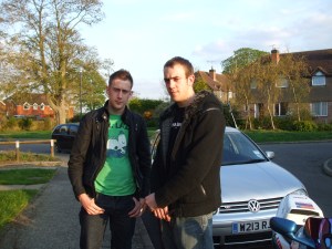 April 09 nick and Alex