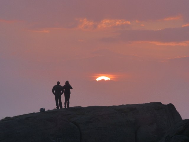 Dawn on the Cow and Calf rocks