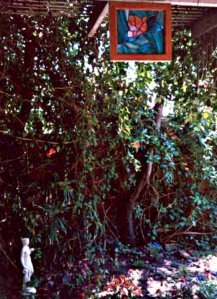 Karen's small Rose stained glass  window 