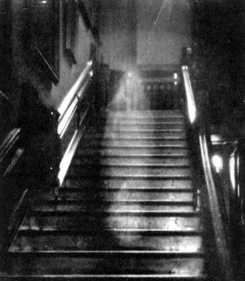 In 1936, Country Life magazine captured this image said to be the Brown Lady while visiting Raynham Hall England.  