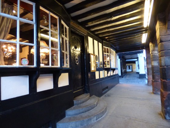 Chester in black and white