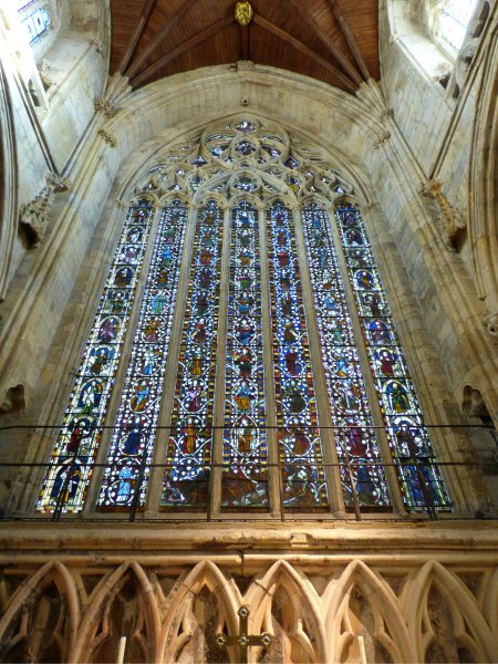 The Jesse window c.1330 (Click image to enlarge)
