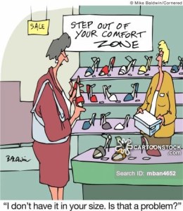 'I don't have it in your size. Is that a problem?'