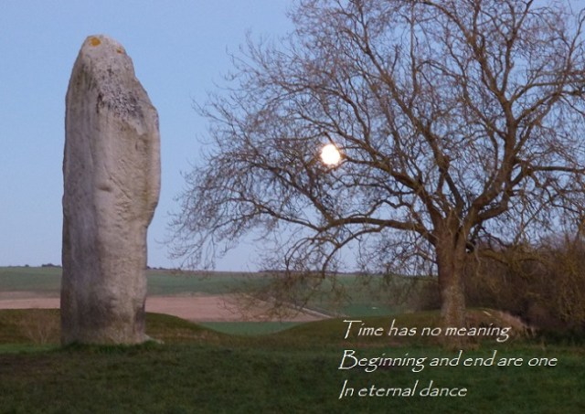 Time has no meaning Beginning and end are one In eternal dance