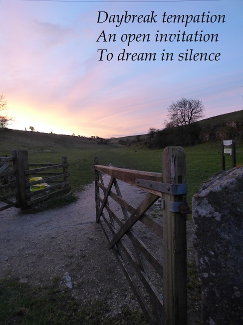 daybreak temptation, an open invitation to dream in silence