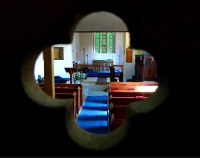 Interior, Ibstone church