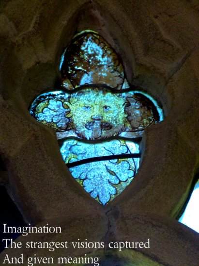 Imagination The strangest visions captured And given meaning