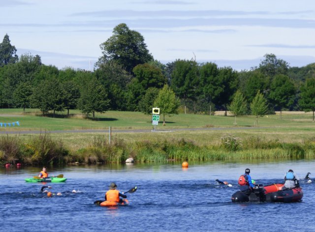Heather's 750m lake swim