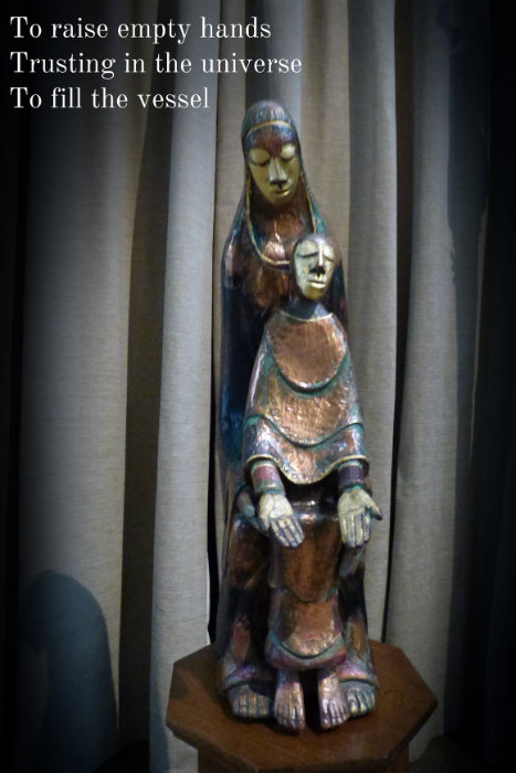 sheffield chesTo raise empty hands Trusting in the universe To fill the vesselterfield hare 038