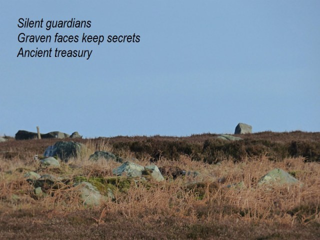 Silent guardians Graven faces keep secrets Ancient treasury