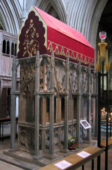 Shrine of St Alban, St Albans Cathedral. Image by Michael Reeve.