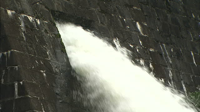 water out of dam