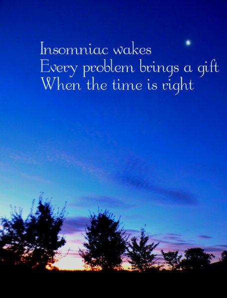 photo of dawn - insomniac-wakes-every-problem-brings-a-gift-when-the-time-is-right