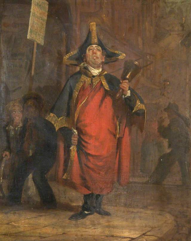 Hainsselin, Henry, 1815-1886; Last Town Crier of Devonport