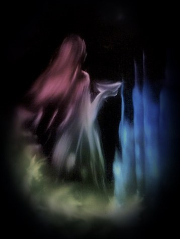 The Offering: painting and photo © Sue Vincent at scvincent.com